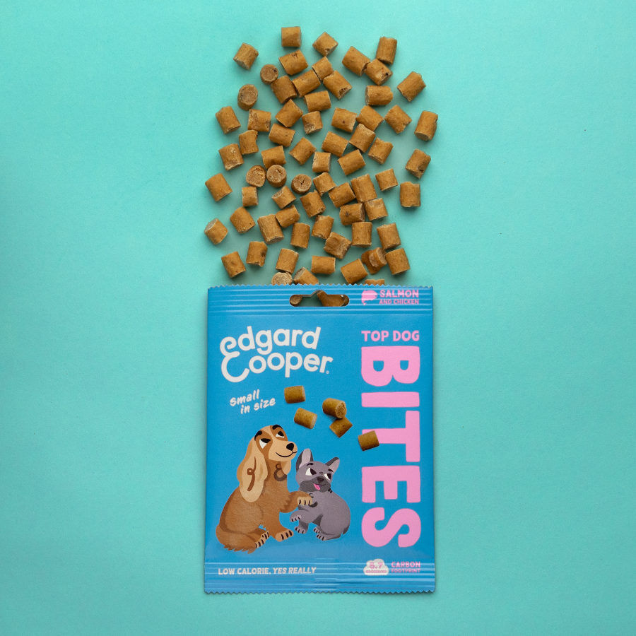 50 g Edgard & Cooper Bocaditos Mini de Salm&oacute;n y Pollo para perros, , large indicador imagen numero 2